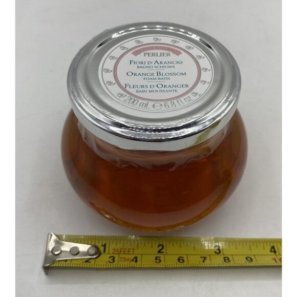 Perlier Fiori d'Arancio Orange Blossom Foam Bath 6.8 Oz 200 ml Vanity Jar Italy - Picture 7 of 12